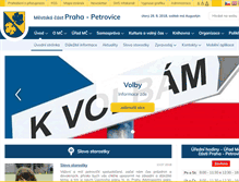 Tablet Screenshot of prahapetrovice.cz